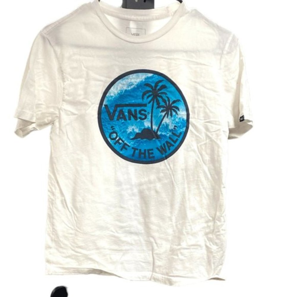 Women's Van's Off The Wall Dual Palm Trees Tee